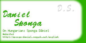 daniel sponga business card
